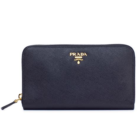 prada zip around wallet review|prada saffiano long wallet.